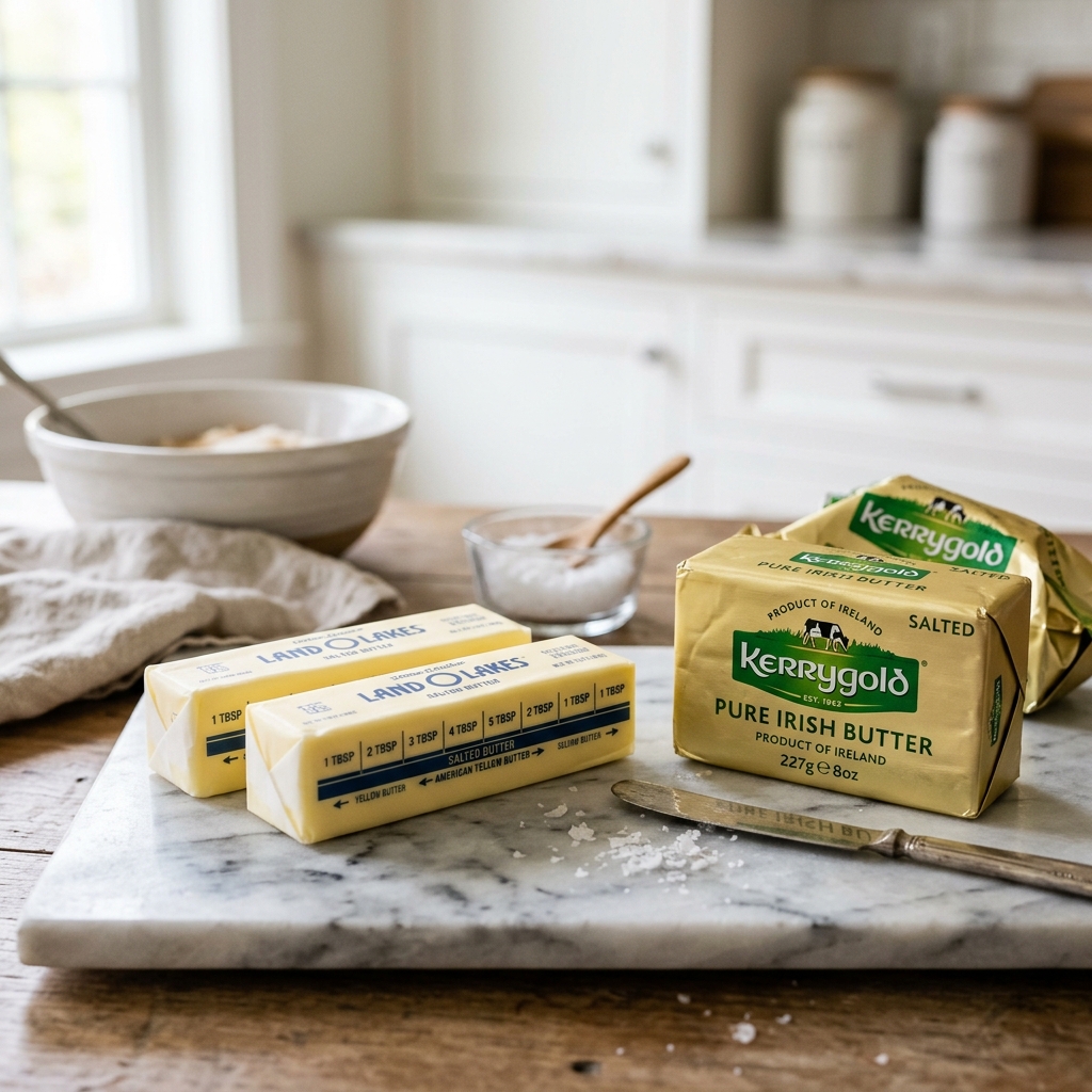 Butter conversion measurements illustration
