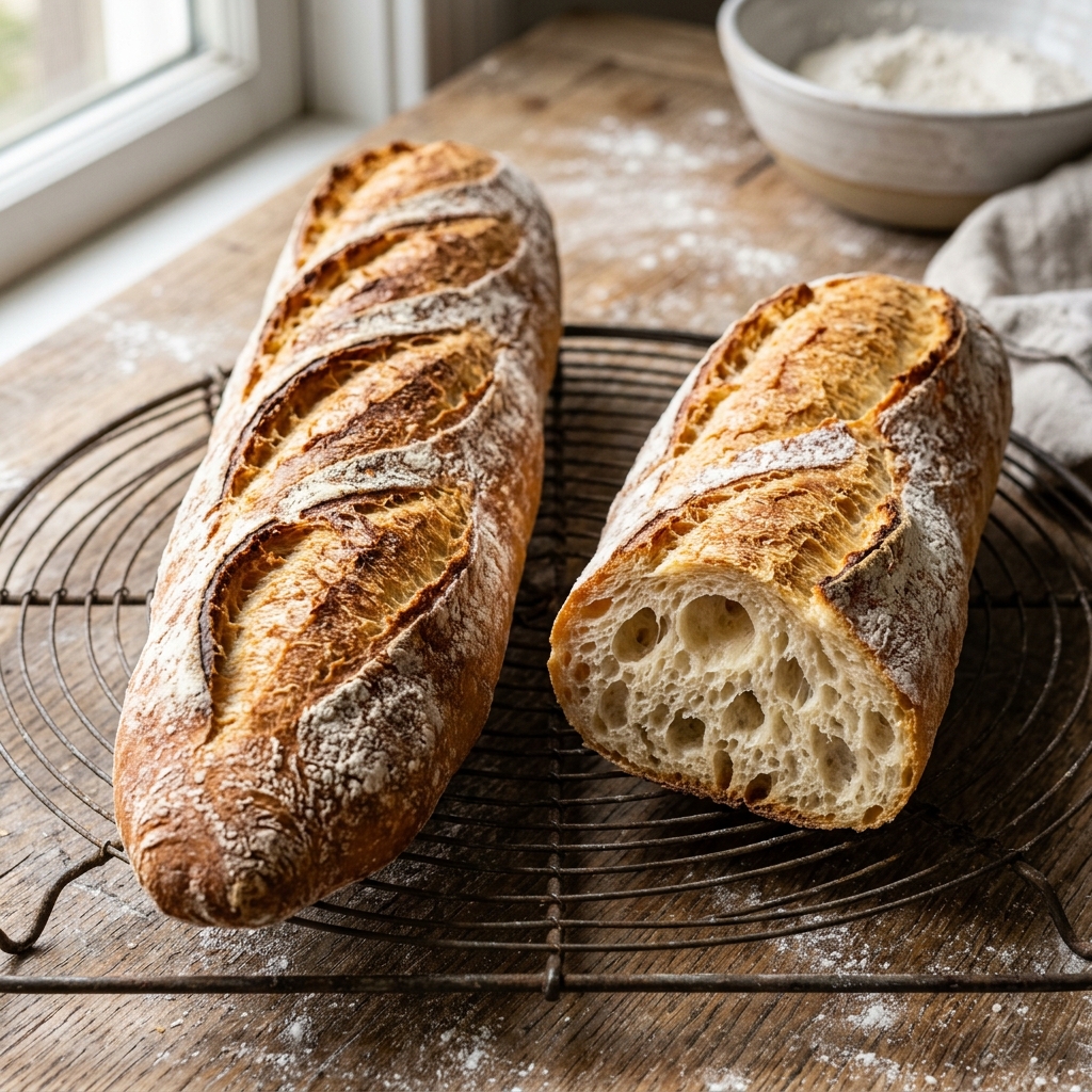 Crispy French Baguettes